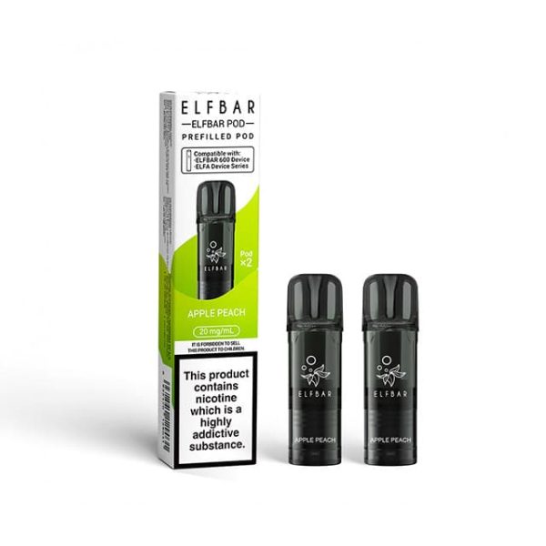 jenson ecig wholesale elf bar 600 pods apple peach