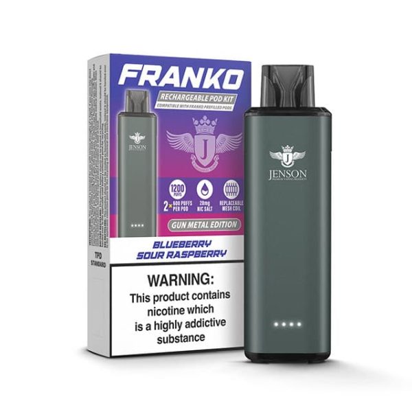 jenson ecig wholesale franko rechargeable pod kit blueberry sour raspberry