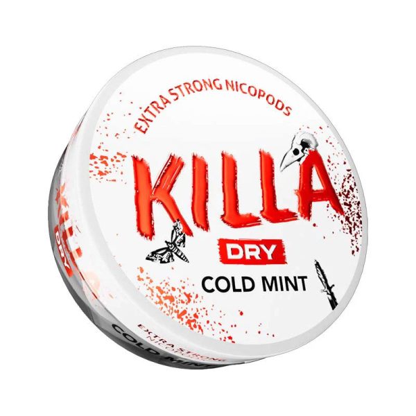 killa nicotine pouches cold mint dry