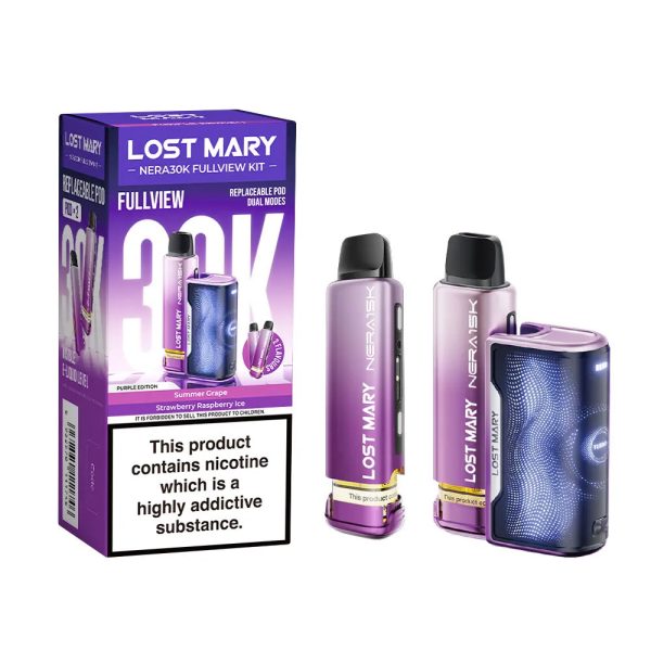 lost mary nera prefilled pod kit purple edition